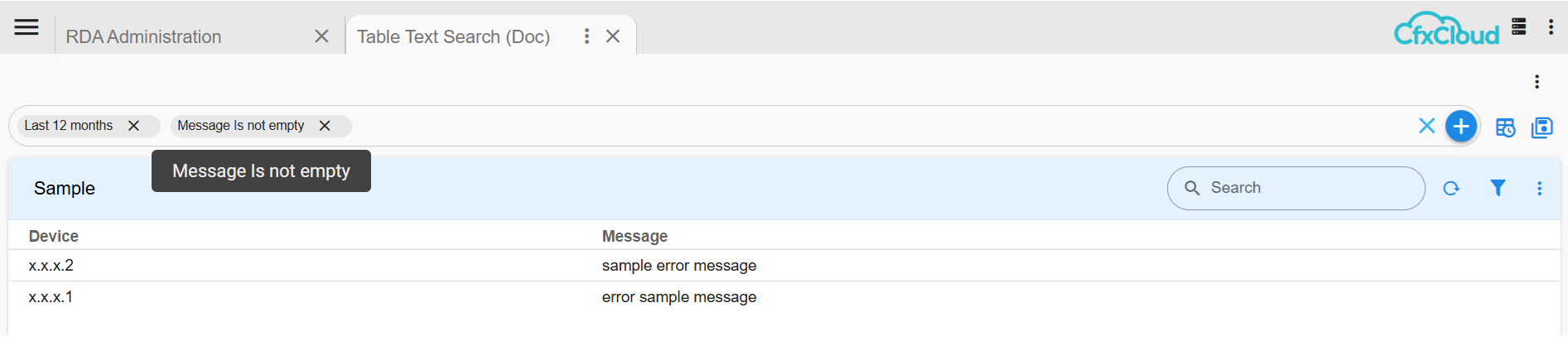 Message Is Not Empty