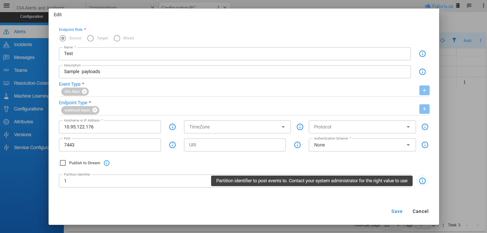 Partition Identifier