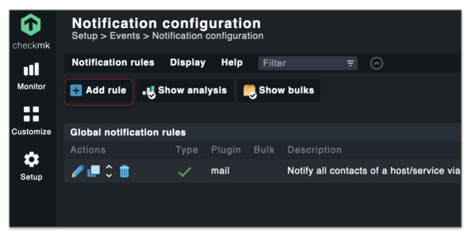 Check_MK_notification configuration