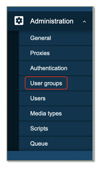 Zabbix_usergroups